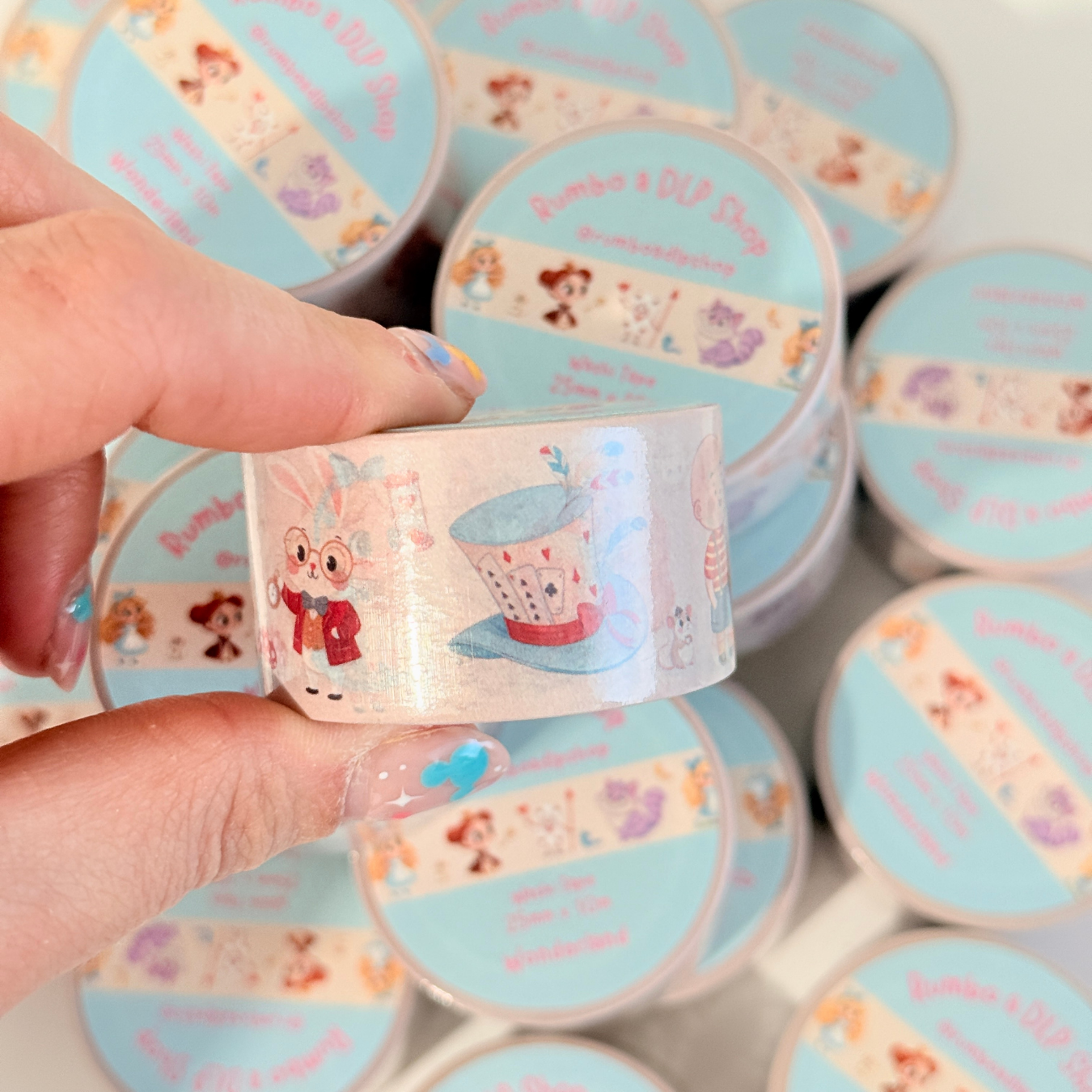 Washi Tape Wonderland Alicia Pais de las Maravillas