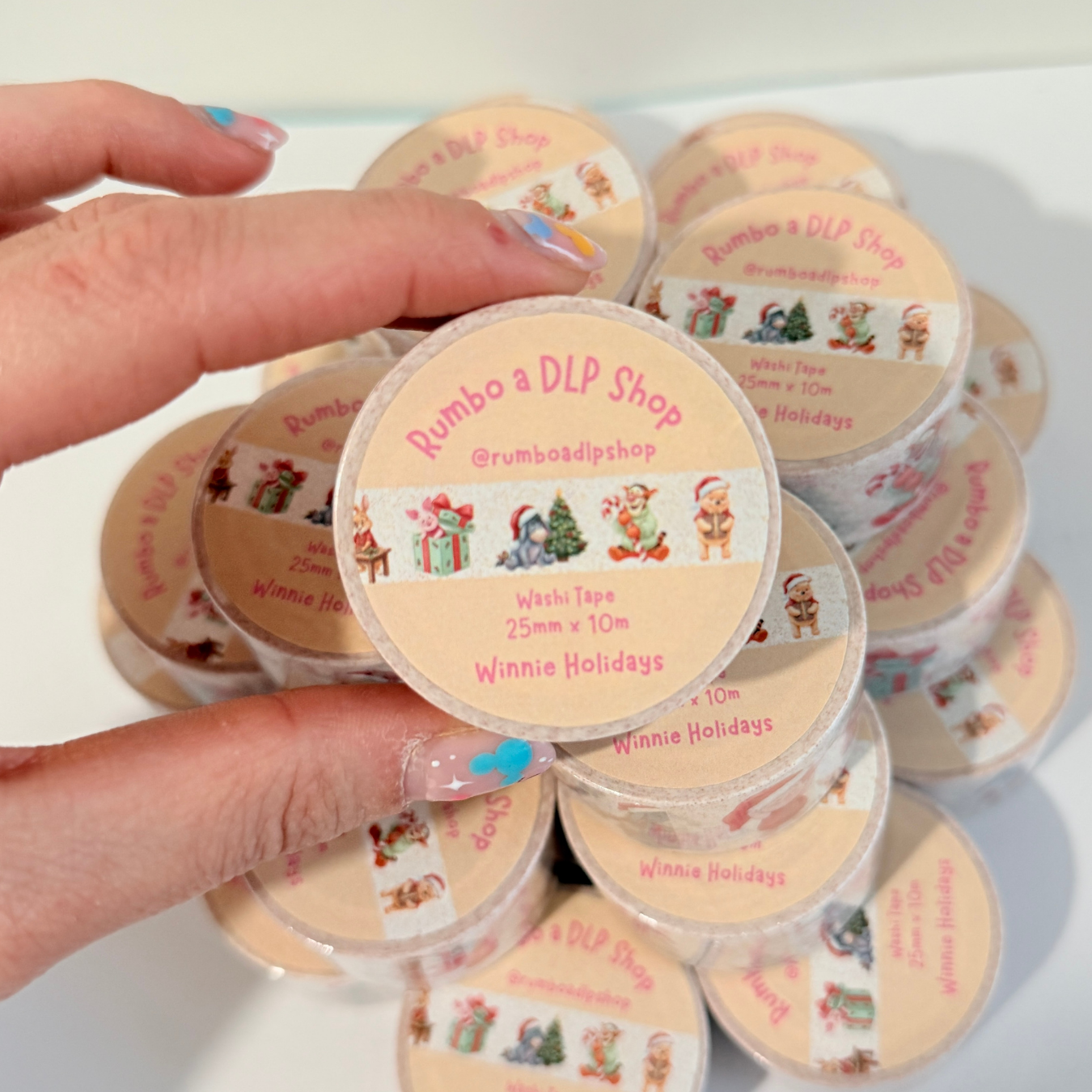 Washi Tape Winnie Holidays