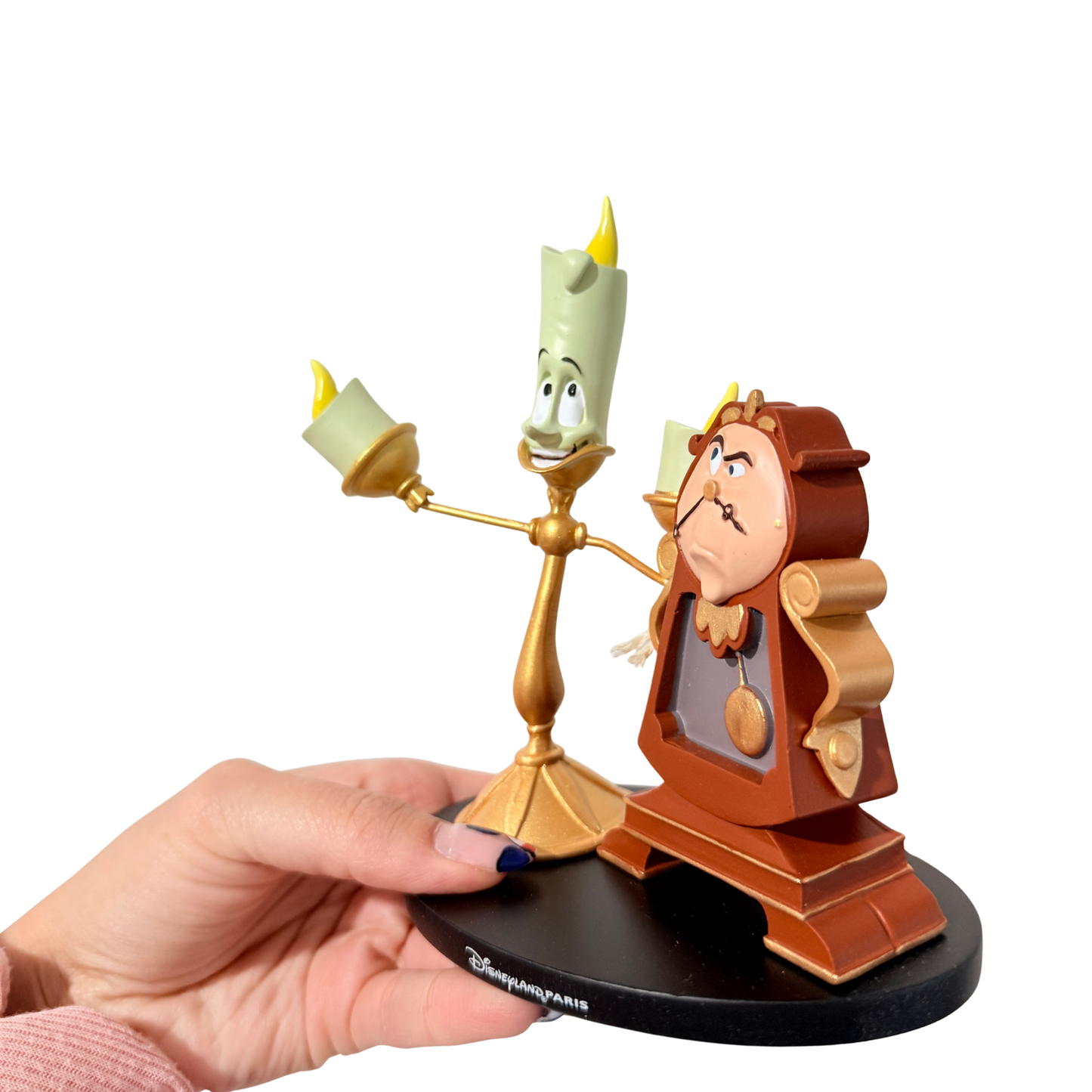 Figura Lumiere Din Don La Bella y la Bestia Disneyland Paris