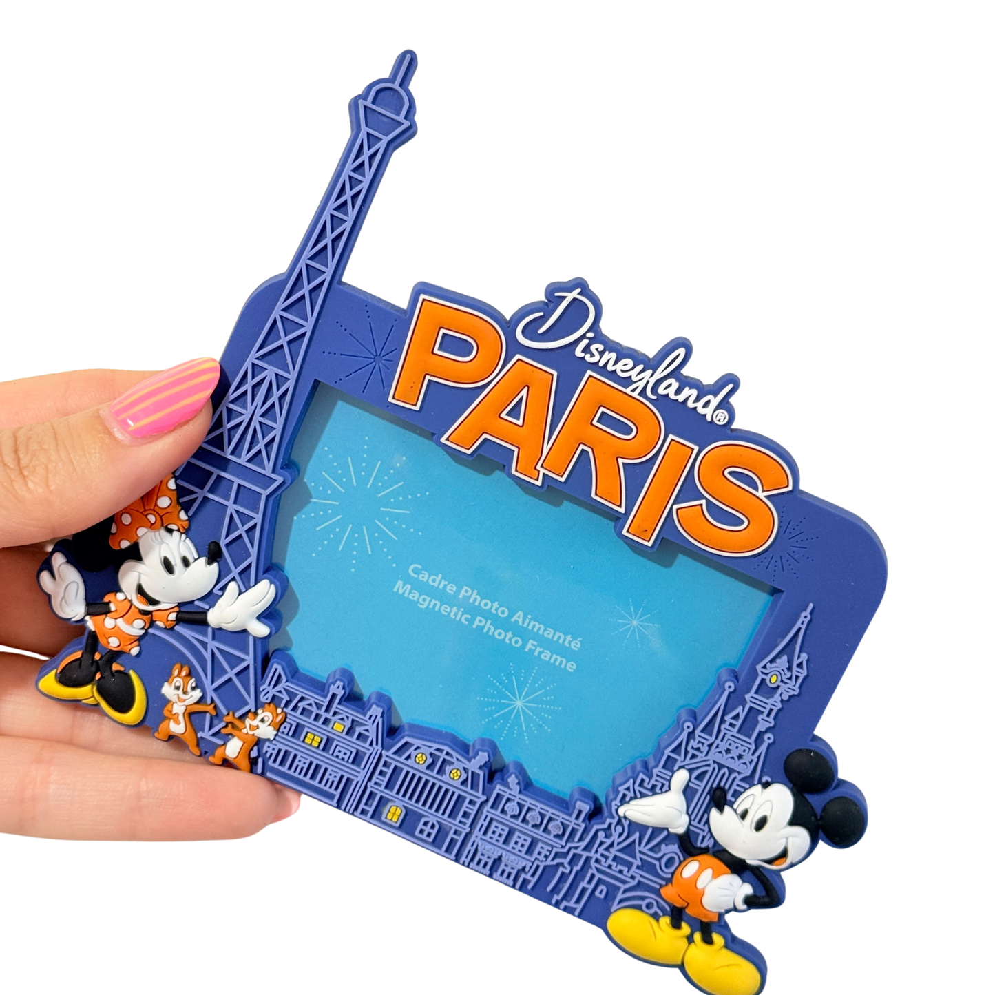 Imán Marco Disneyland Paris Torre Eiffel Mickey Minnie Mouse