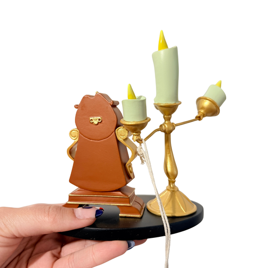 Figura Lumiere Din Don La Bella y la Bestia Disneyland Paris