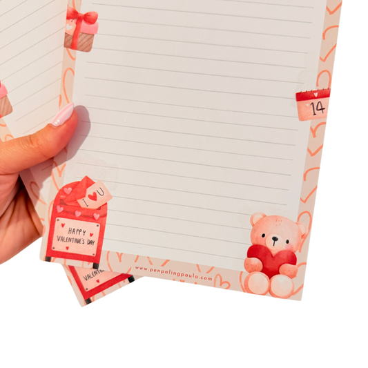 Bloc de notas LOVE San Valentin