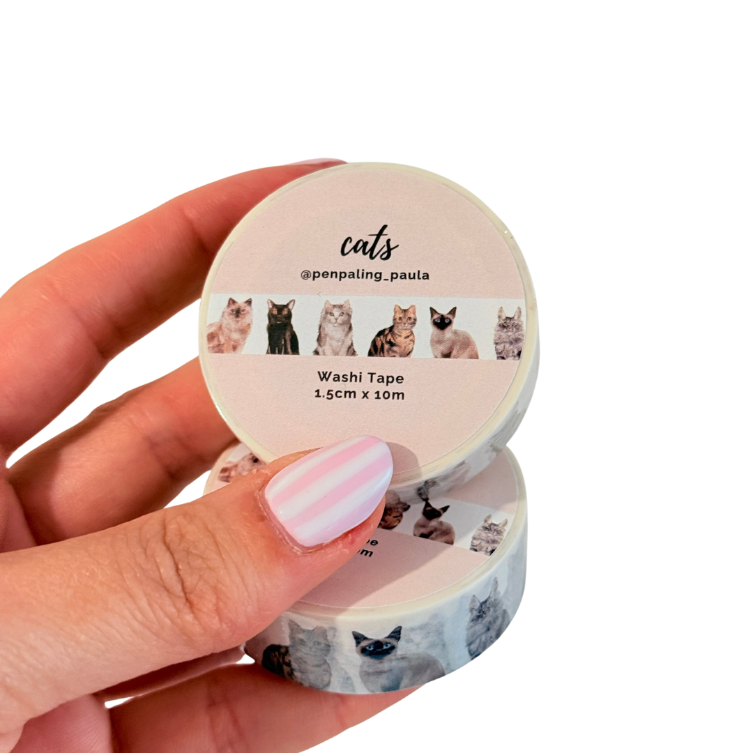 Washi tape Gatos