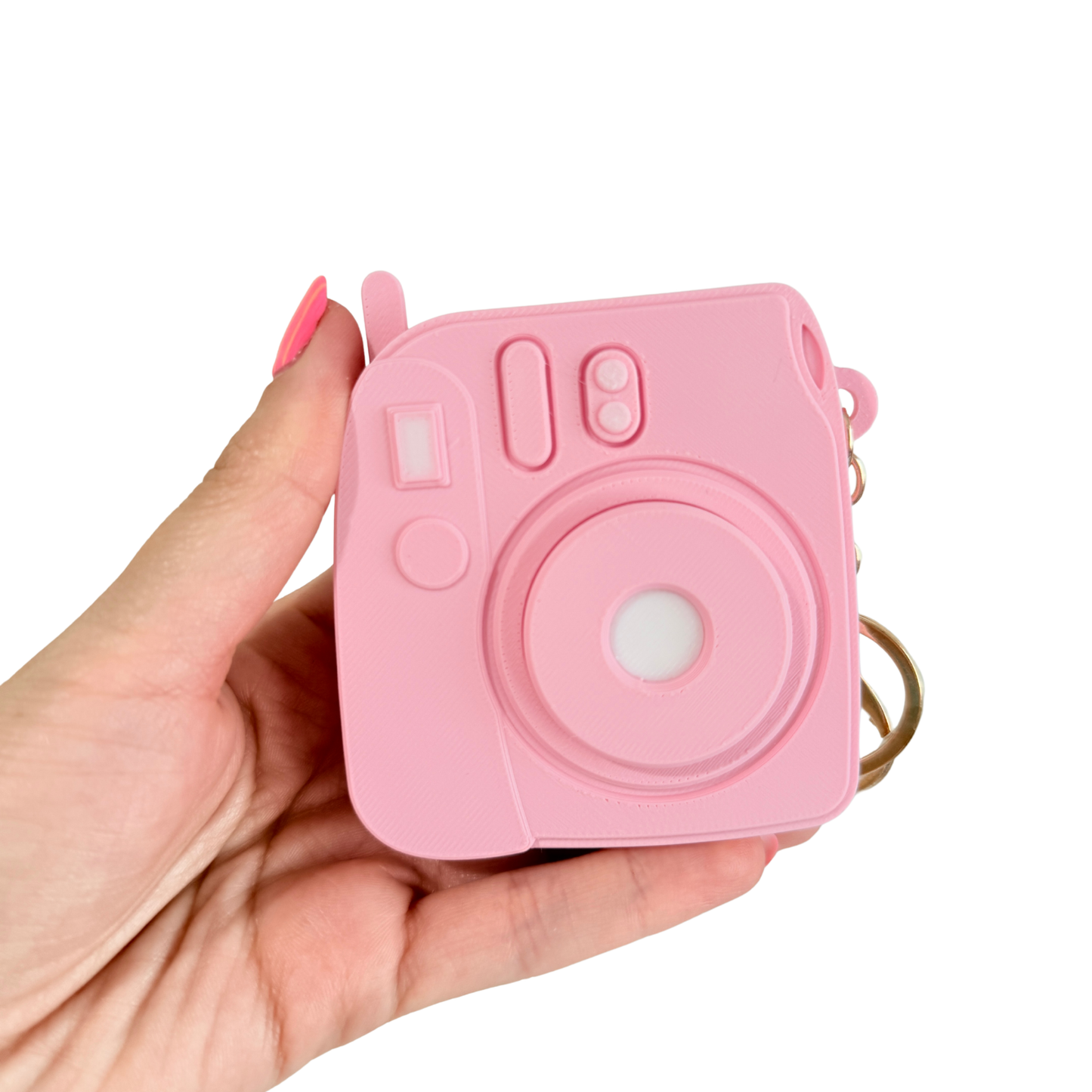 Llavero Personalizado Cámara Polaroid con foto 3D
