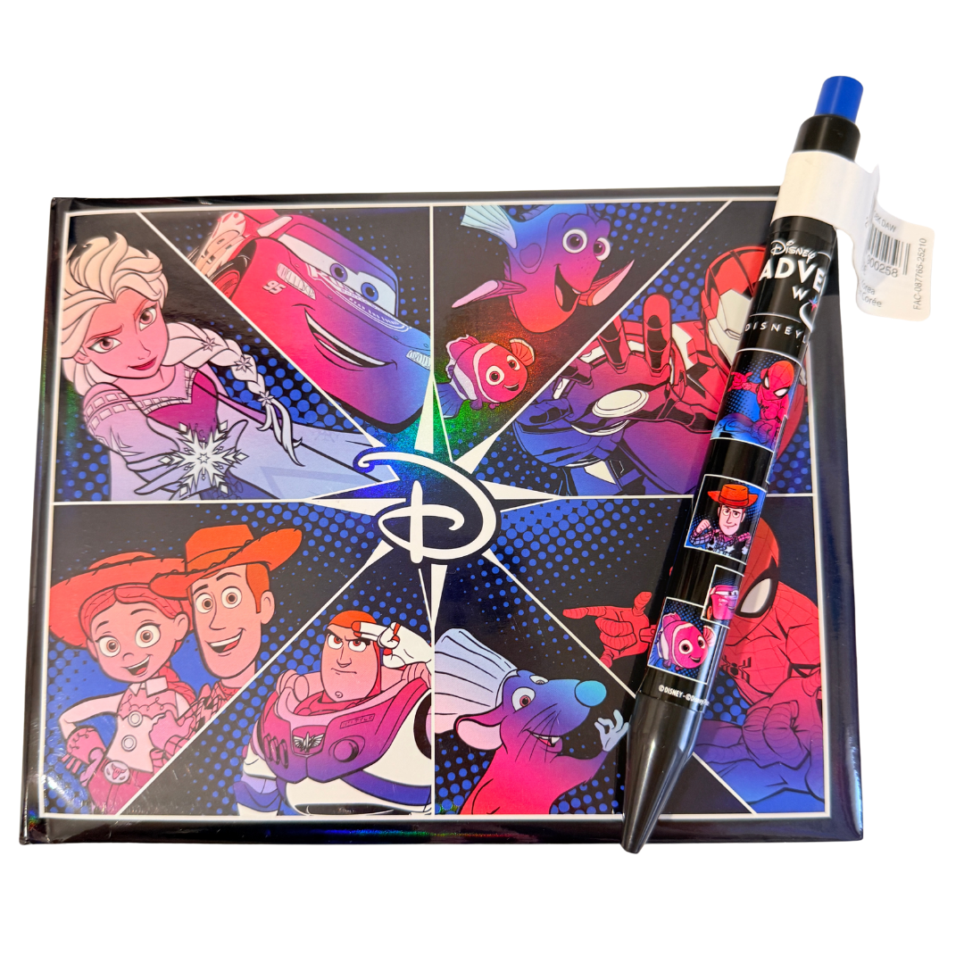 Set Libro de firmas y boli Disney Adventure World