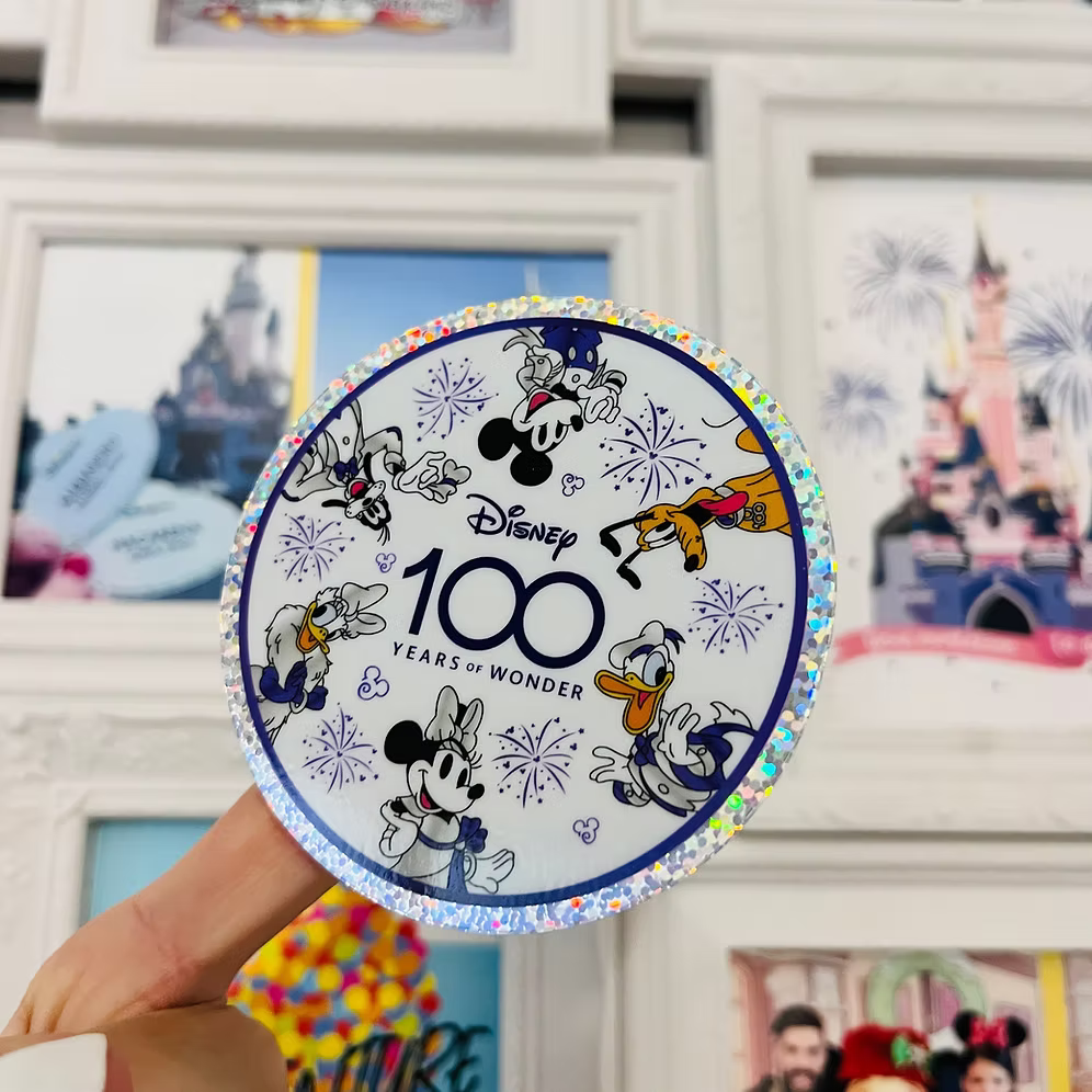 Pegatina Glitter 100 Aniversario Mickey Mouse y Amigos