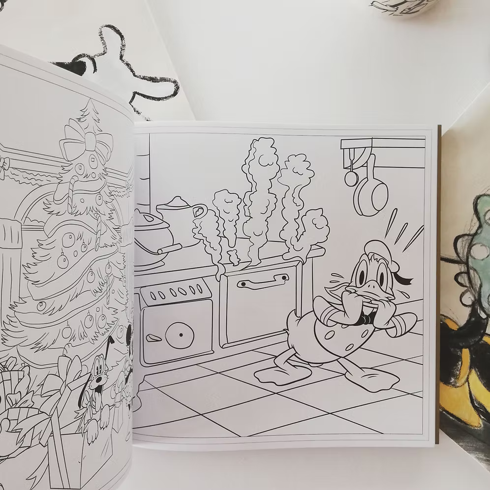 Libro para colorear Disney Vintage Arteterapia