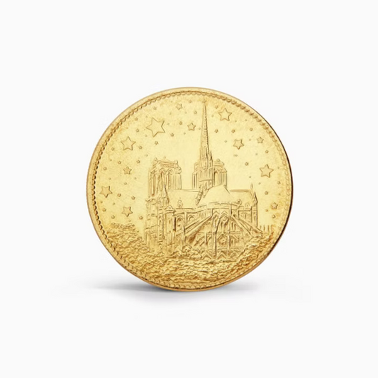Moneda oficial catedral Notre Dame Paris