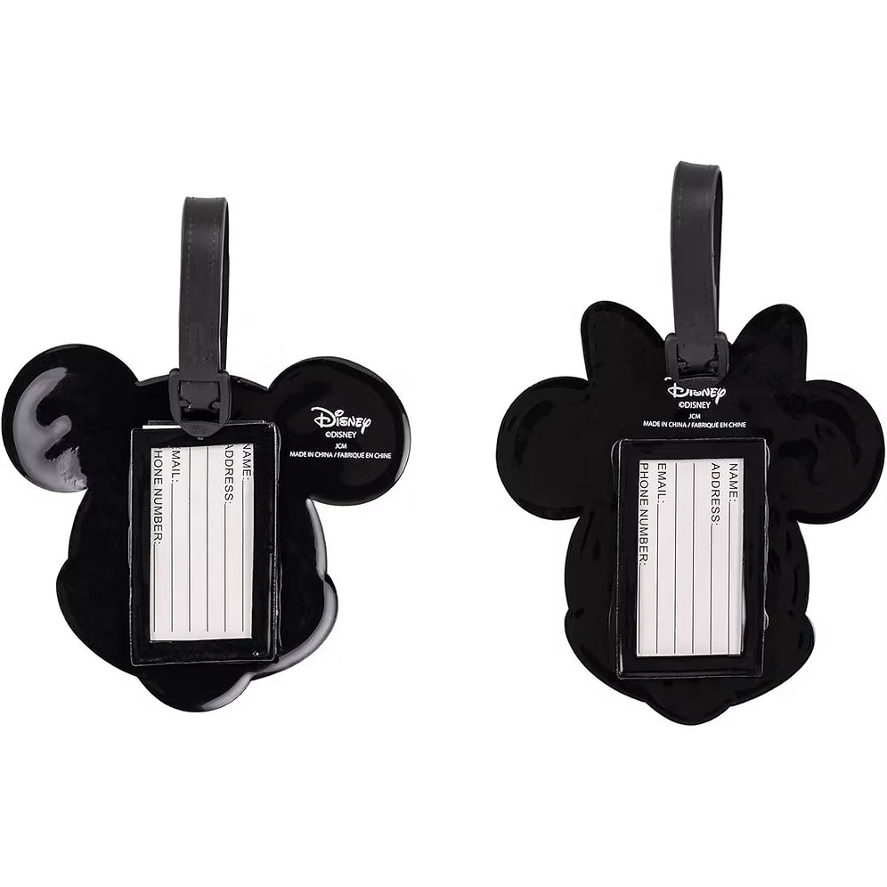 Set 2 Etiquetas Equipaje Mickey Minnie Mouse Disney