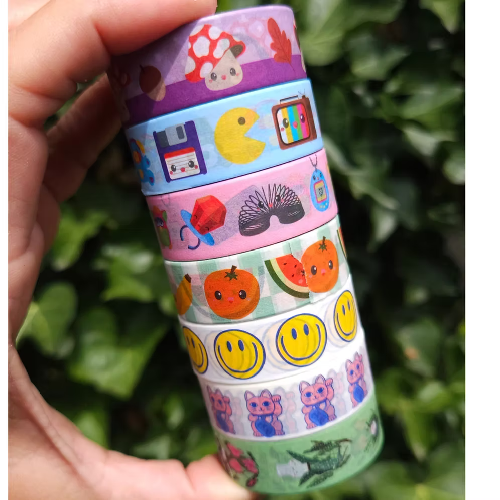 Washi Tape 90s Pop Retro Vintage