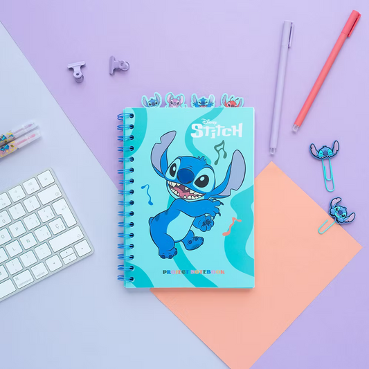 Cuaderno A5 Stitch Waves Disney