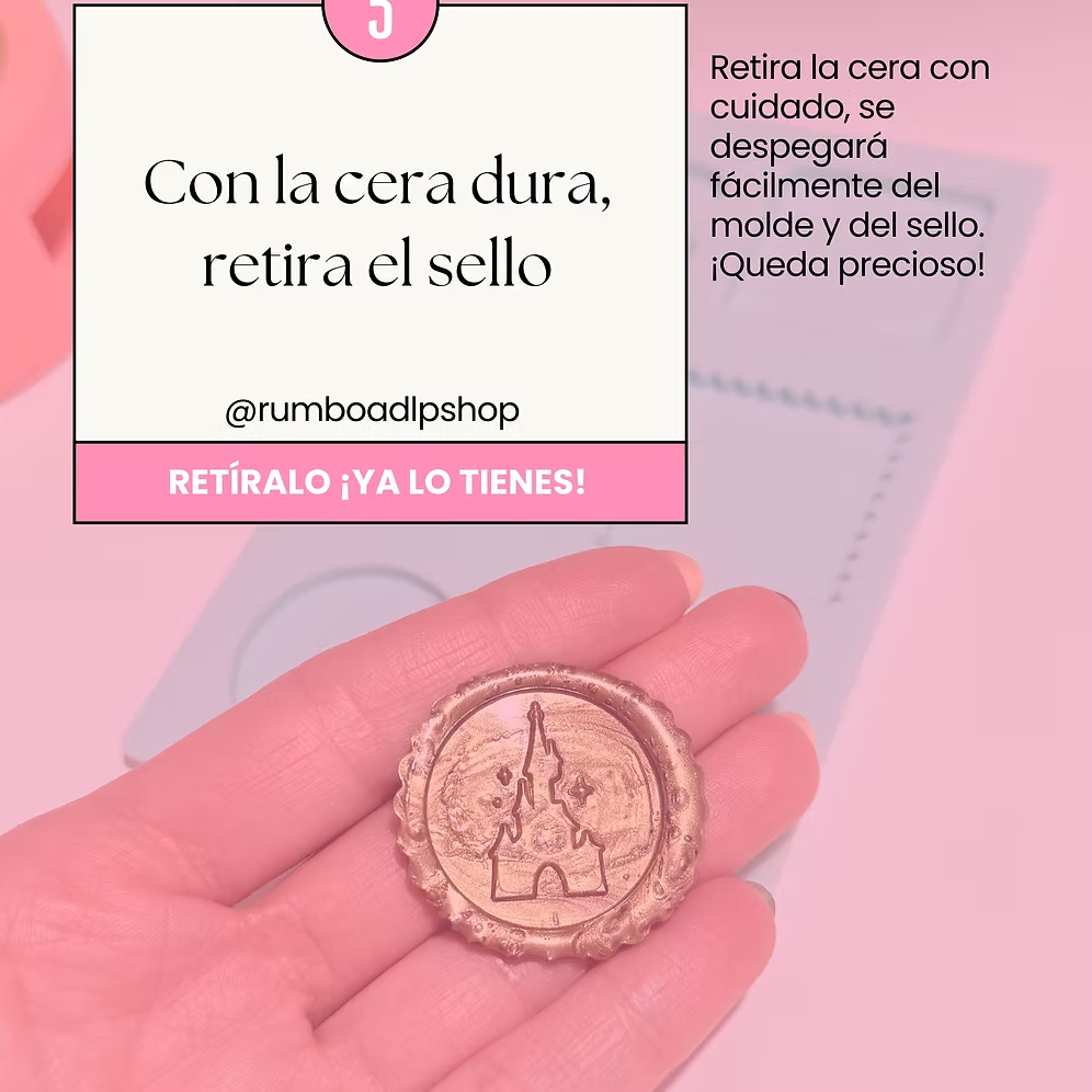 Sello Lacre Corazones Wax Seal