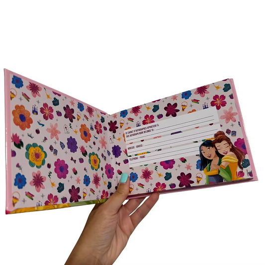 Set Libro de firmas y fotos Princesas Disneyland Paris