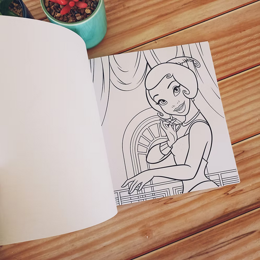 Libro para colorear Retratos Disney Arteterapia Hachette Heroes