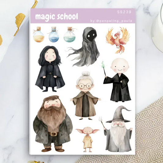 Pack Hojas de pegatinas Wizarding World Harry Potter