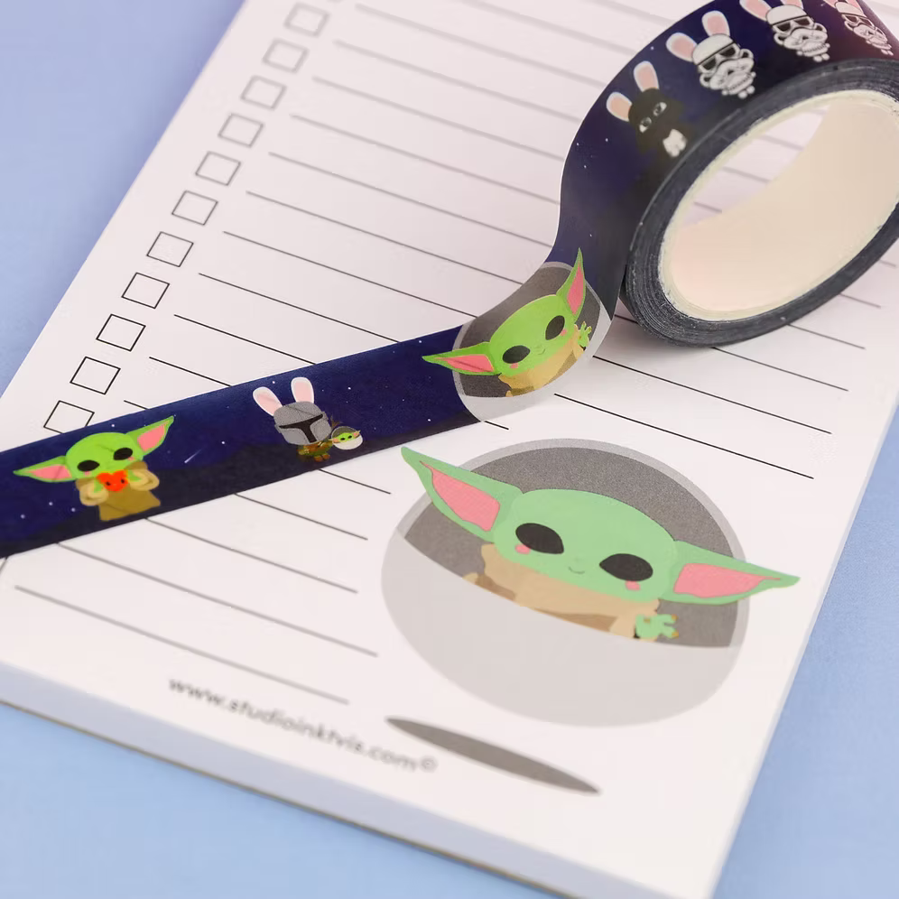 Washi Tape Baby Yoda Grogu