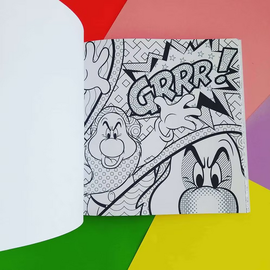 Libro para colorear Pop Art Disney Hachette Héroes