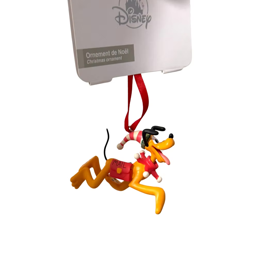 Adorno Pluto Carta Navidad Disneyland Paris
