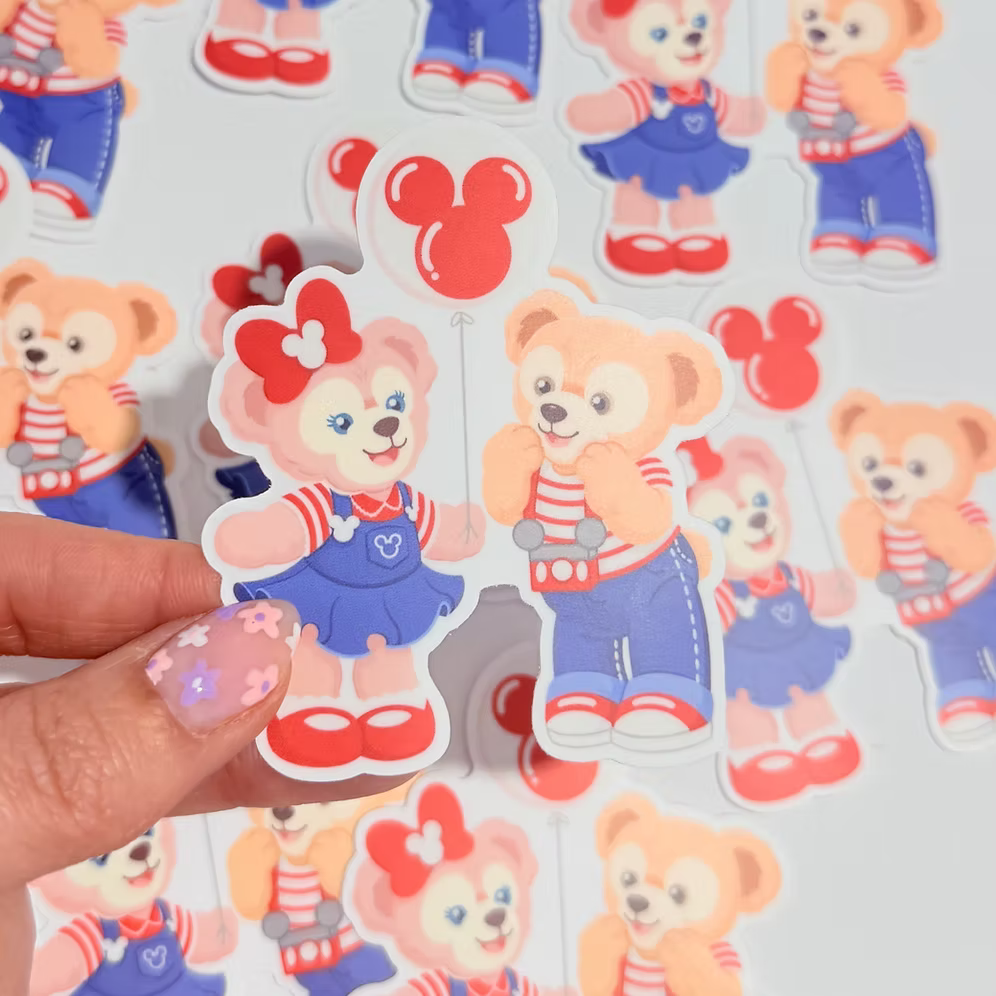 Pegatina Ositos Duffy ShellieMay Globo