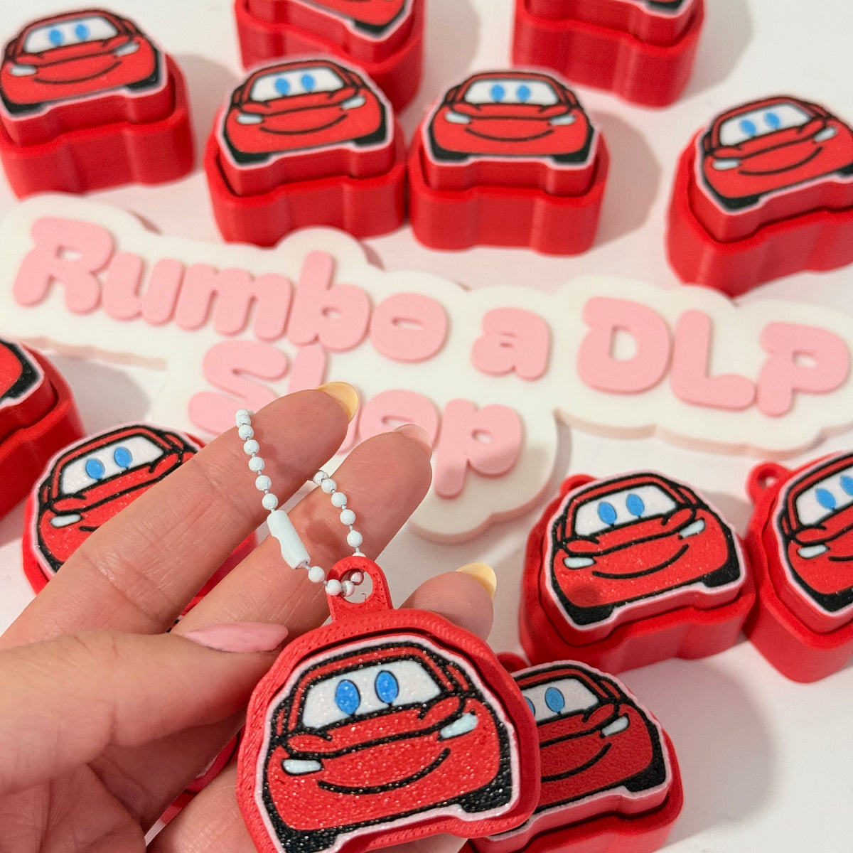 Llavero Clicker Rayo McQueen Cars 3D Lightning McQueen