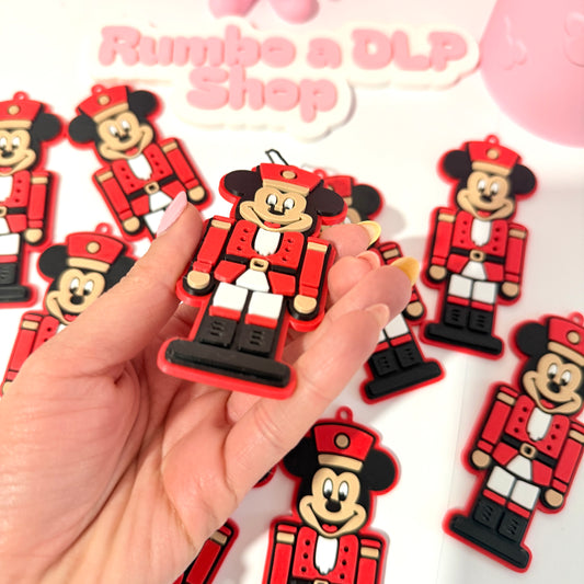 Adorno de Navidad Mickey Mouse Cascanueces 3D