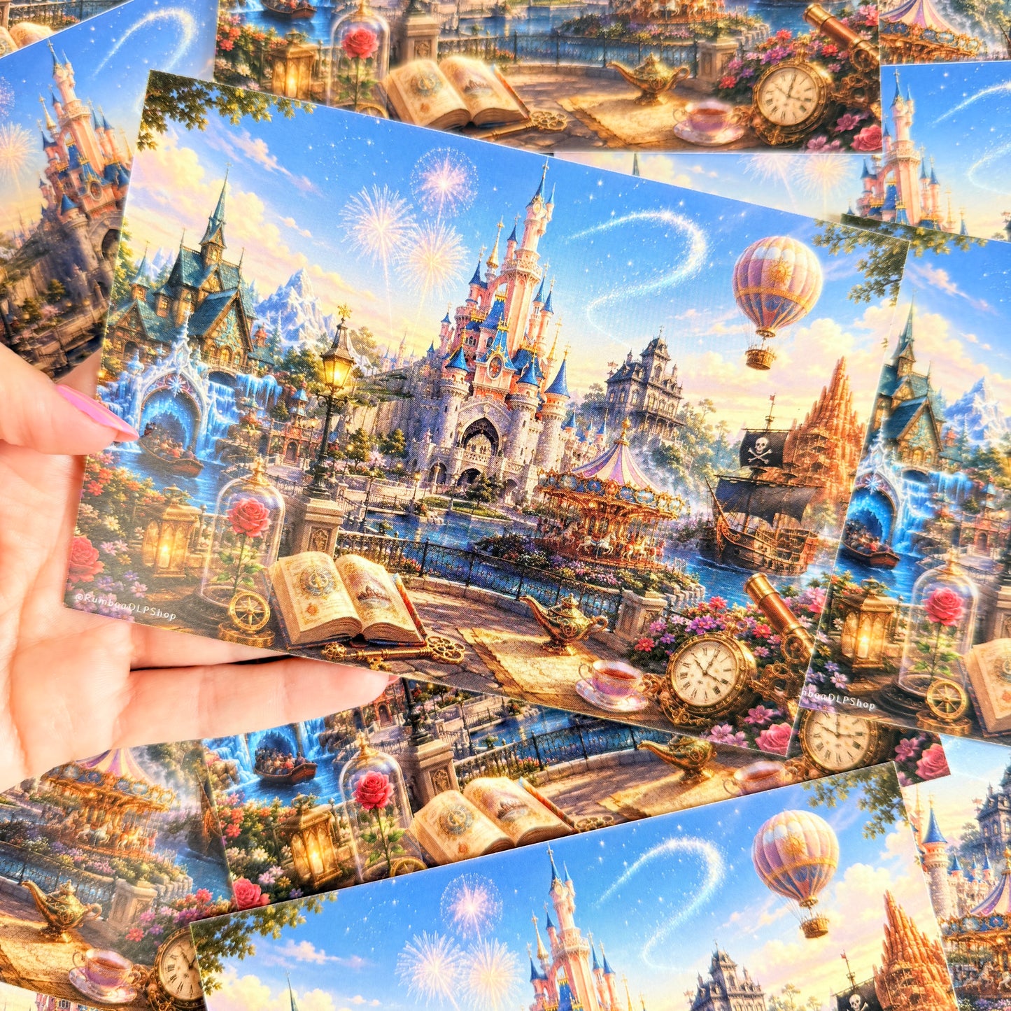 Postal Disneyland Paris Futurista