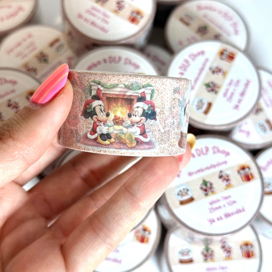 Washi Tape Ya es Navidad Mickey Minnie Mouse