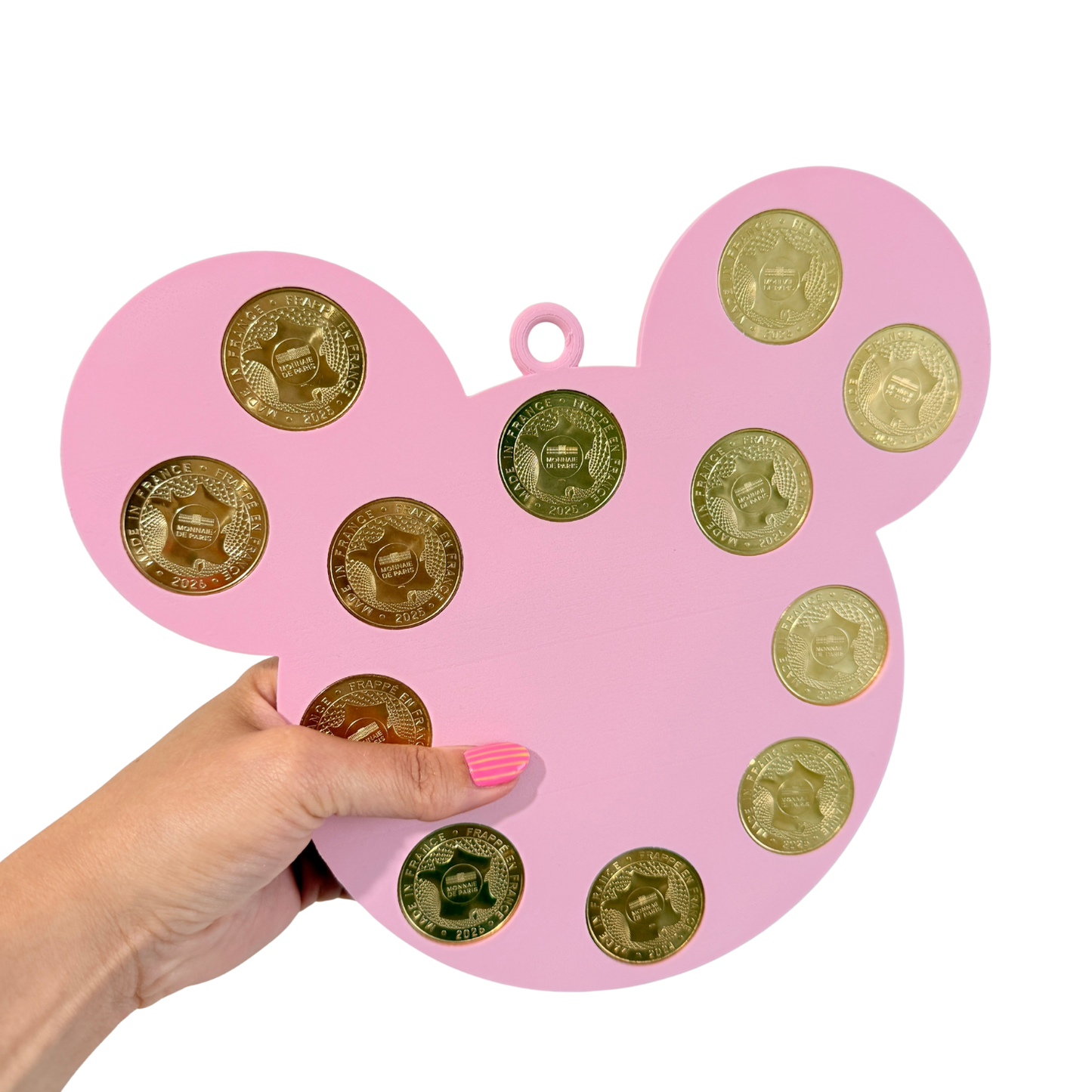 Expositor monedas Mickey Mouse 3D para monedas de Disneyland Paris