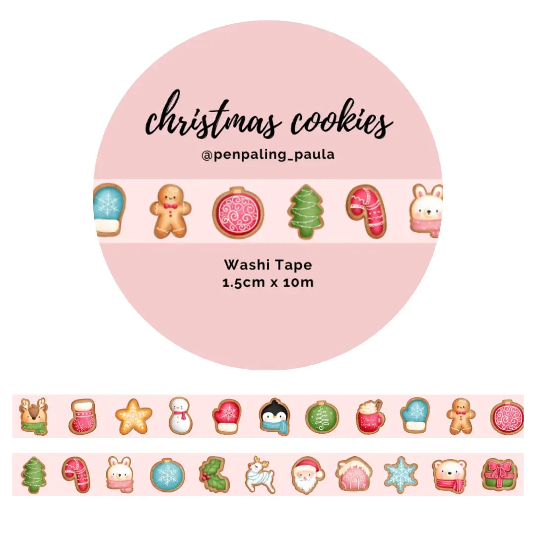 Washi tape Galletas Navidad