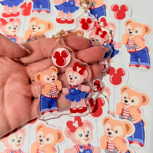 Llavero y pegatina Ositos Globo Duffy ShellieMay