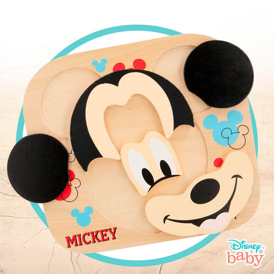 Puzzle Disney Baby Mickey Mouse madera