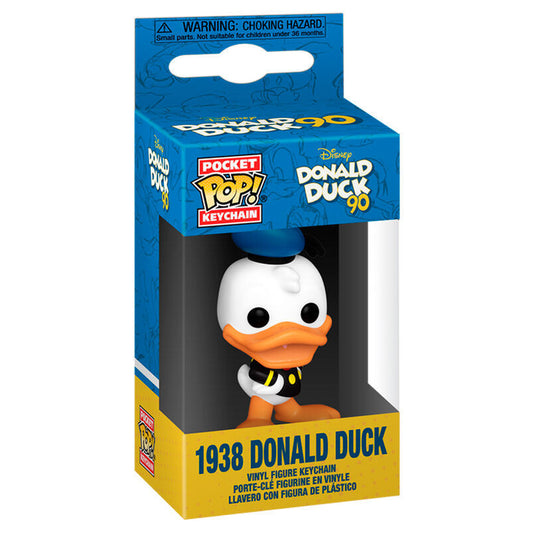 Llavero Funko Pocket POP Disney 90th Anniversary Pato Donald 1938