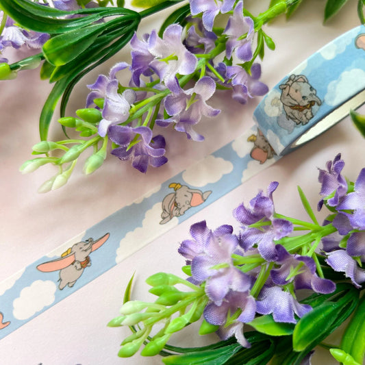 Washi Tape Dumbo Elefante volando