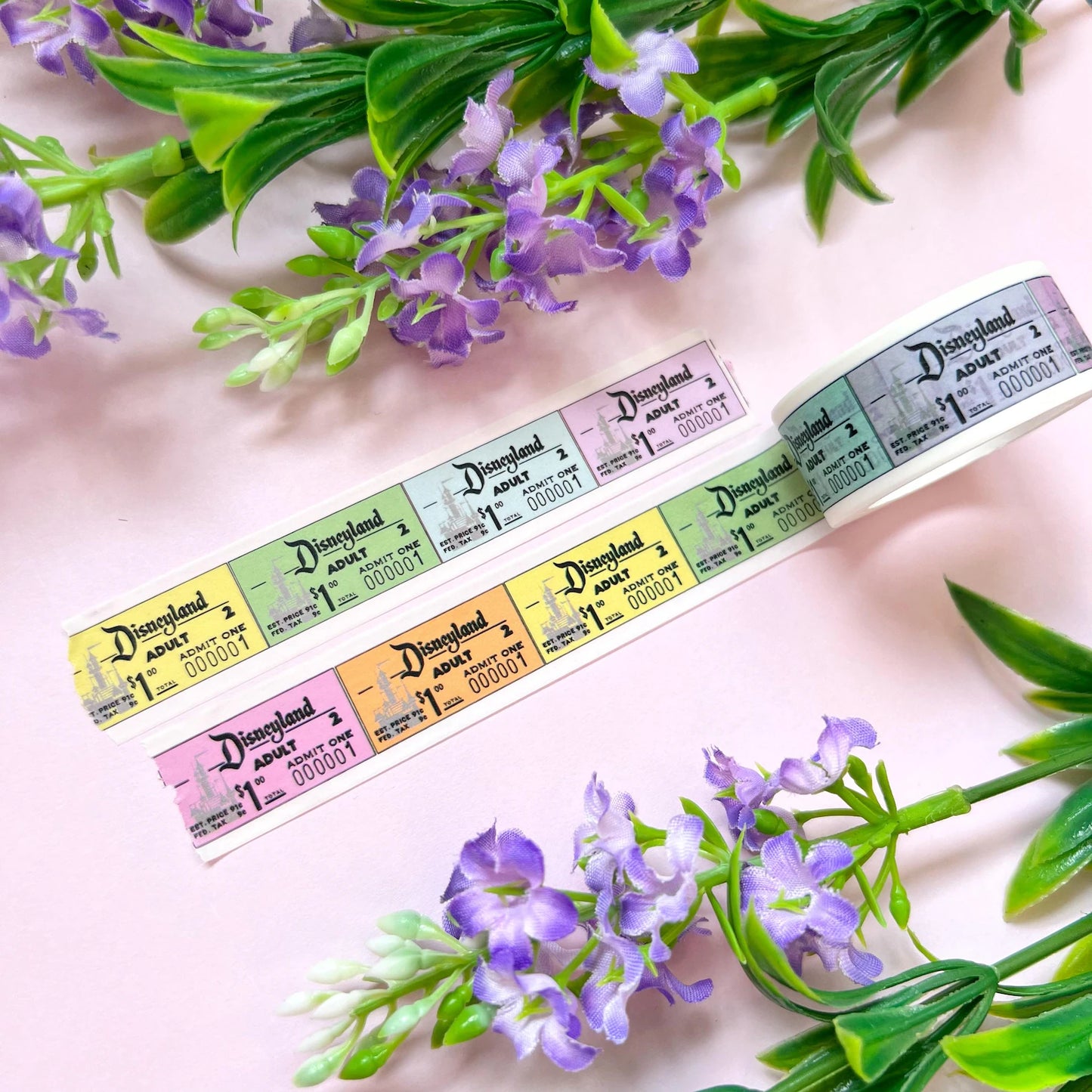 Washi Tape Ticket Disneyland