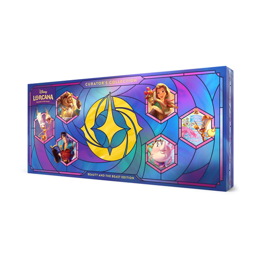 Pack 4 Lorcana Curator's Collection Beauty and the Beast Disney Ravensburger