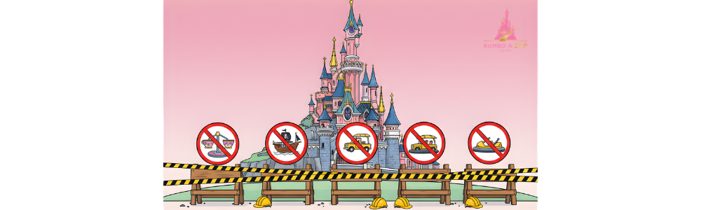 Atracciones cerradas en Disneyland Paris 2026