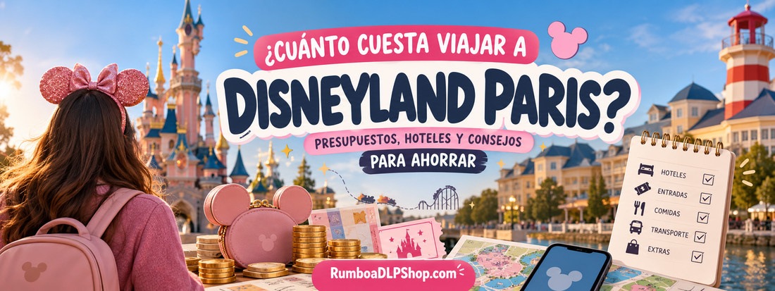 Comparativa de presupuestos para viajar a Disneyland Paris con precios de hoteles Disney, entradas y gastos para parejas y familias.