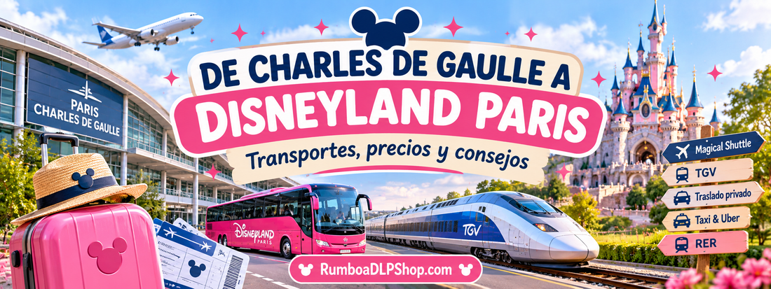 Transportes desde Charles de Gaulle a Disneyland Paris: Magical Shuttle, tren TGV, taxi y traslados privados