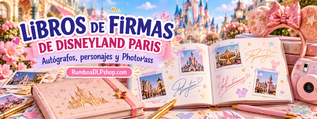 Libros de firmas Disneyland Paris: personajes y fotos