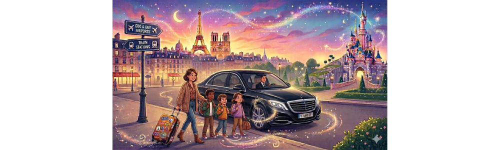 Traslados en París y Disneyland Paris con Nacho, servicio de transporte privado y personalizado