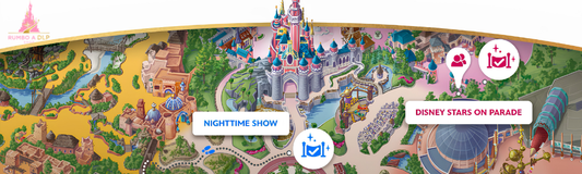 Zonas reservadas para ver desfiles y espectáculos en Disneyland Paris