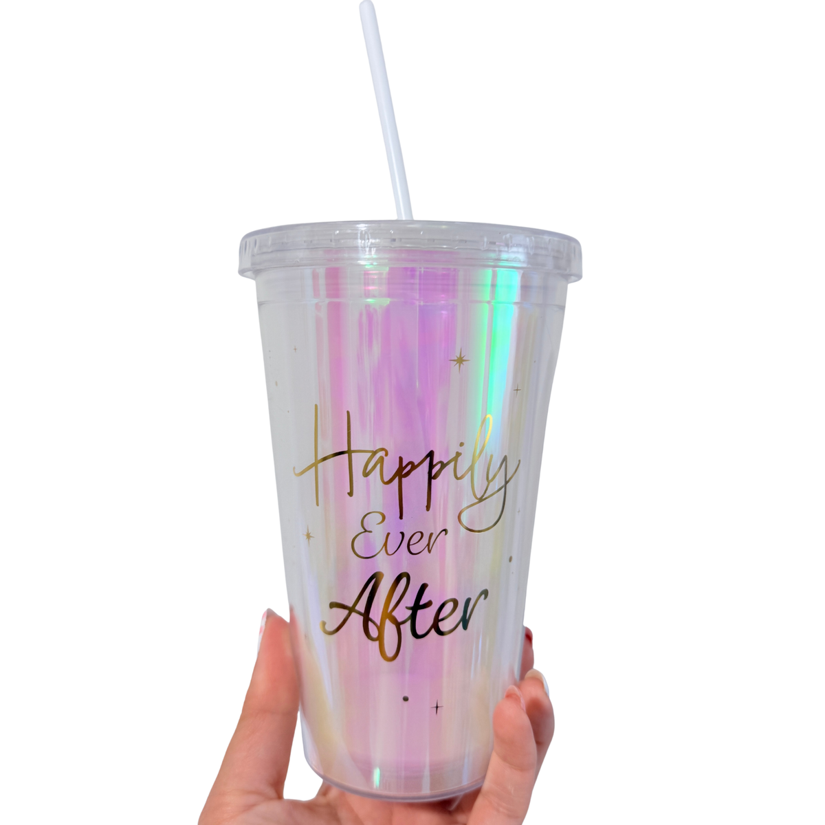 Vaso con pajita reutilizable Castillo Disneyland Paris