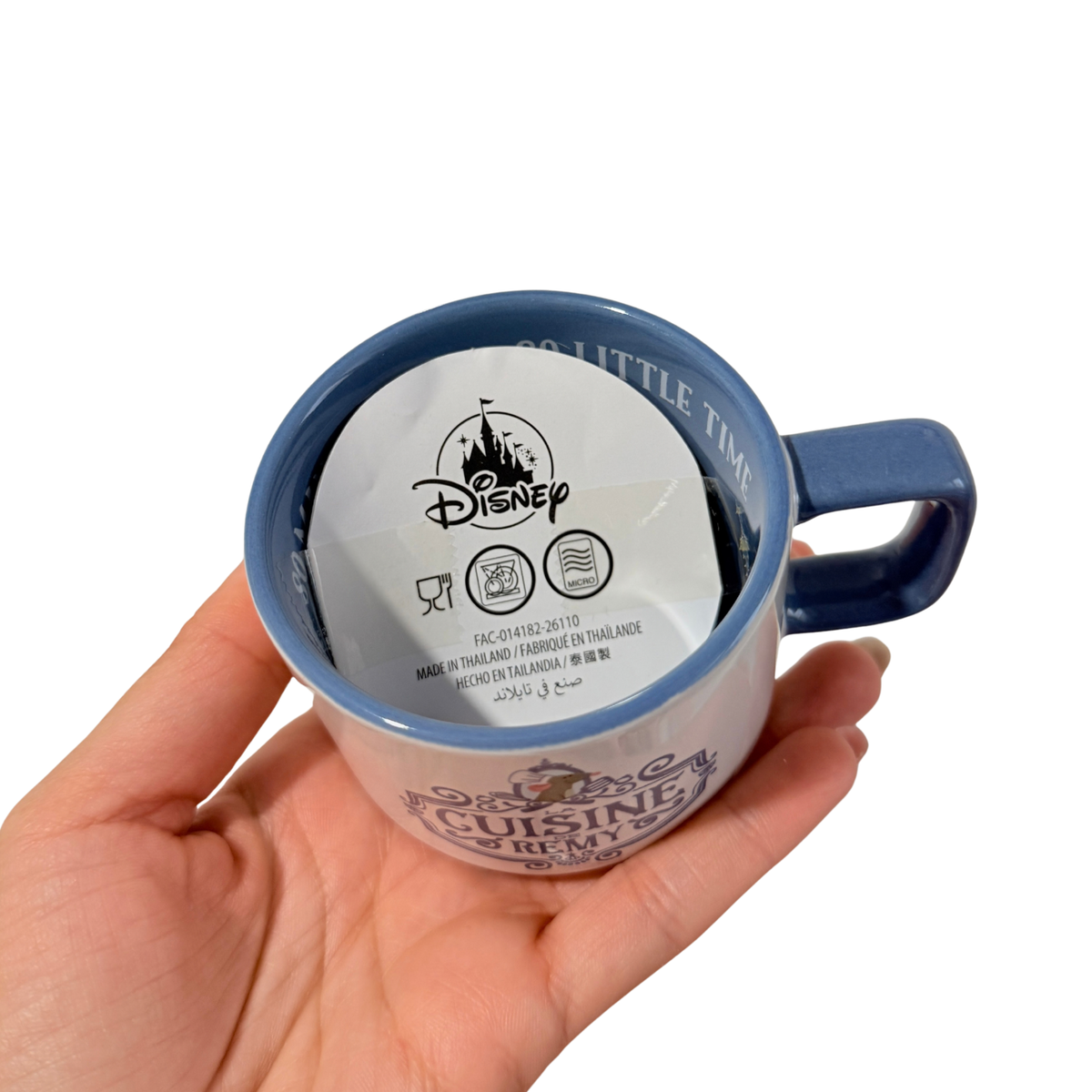 Taza expresso Remy Ratatouille Disneyland Paris