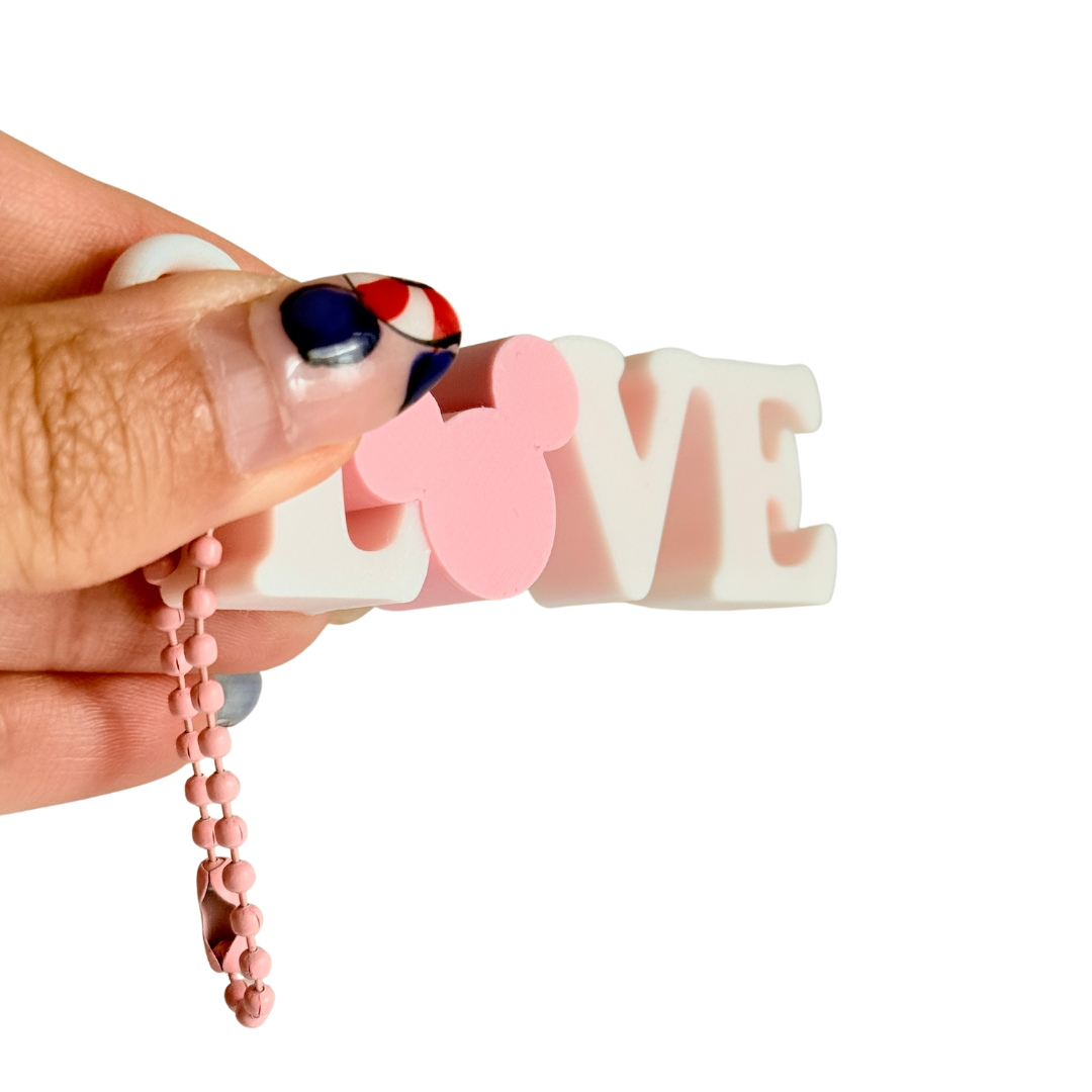 Llavero Love Mickey Mouse 3D