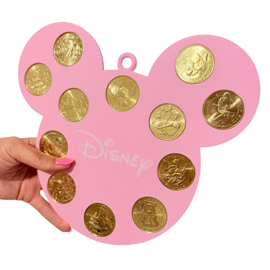 Expositor monedas Mickey Mouse 3D para monedas de Disneyland Paris