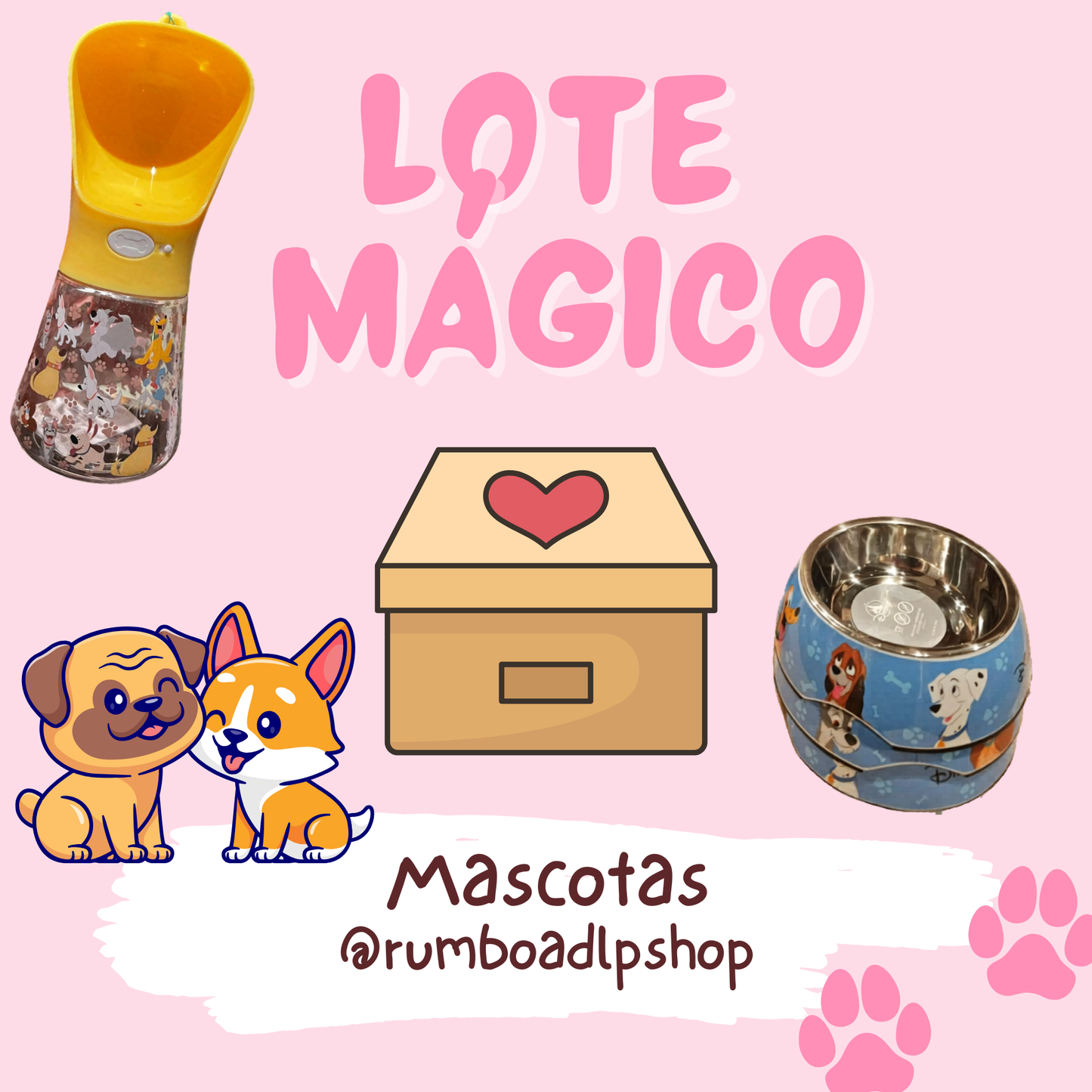 Lote Mágico Mascotas Perro Disneyland Paris