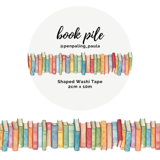 Washi Tape Pila de libros