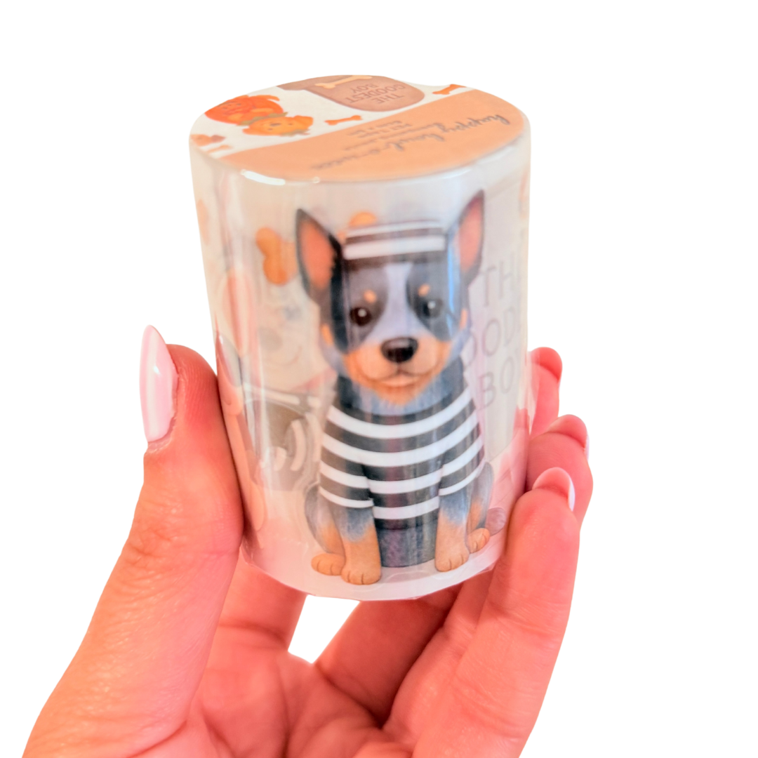 PET Tape precortada Happy Halloween Perros