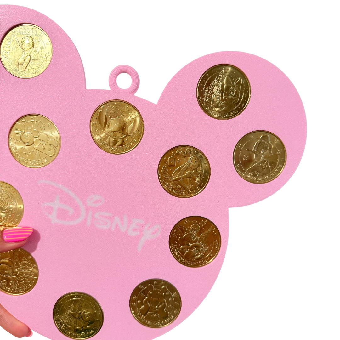 Expositor monedas Mickey Mouse 3D para monedas de Disneyland Paris