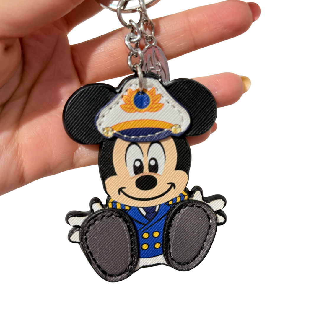Bag Charm Llavero Mickey Mouse Capitán | Disney Cruise Line